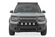Nudge Bar | w/ Tow Hooks | 4 Inch Round Led (x4) | Ford Bronco Sport (21-24)