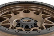 Rough Country 78 Series Wheel | Simulated Beadlock | Bronze/Black | 18x9 | 8x6.5 | -12mm