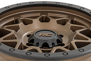 Rough Country 78 Series Wheel | Simulated Beadlock | Bronze/Black | 17x8.5 | 5x5 | +0mm