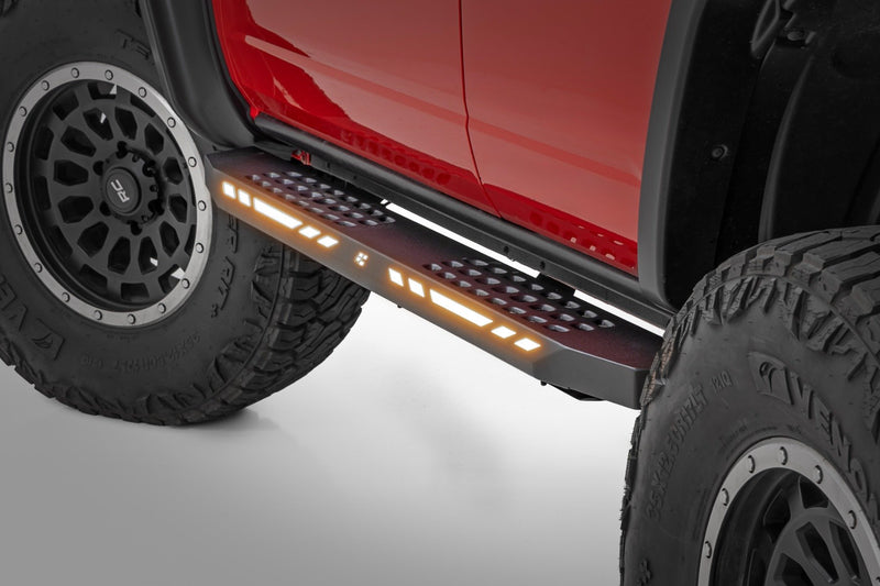 AC2 Running Boards | Amber/White | 4-Door | Ford Bronco 4WD (2021-2025)
