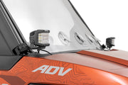LED Light Kit | Front Mount | 2" Black Pair | White DRL | Polaris XPEDITION ADV 5