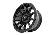 Rough Country 90 Series Wheel | One-Piece | Gloss Black | 20x9 | 6x5.5 | 0mm