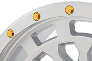 Rough Country 87 Series Wheel | Simulated Beadlock | Full Machine | 17x8.5 | 6x5.5 | +0mm