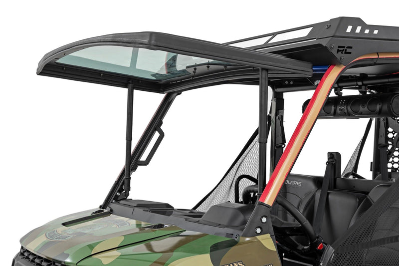 Electric Tilt Windshield | Glass | Formed Frame | Polaris Ranger XP 1000/ XP 900