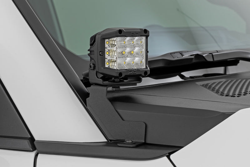 LED Light Kit | Ditch Mount | 2" Black Pair | Amber DRL | Toyota Land Cruiser (24-25)