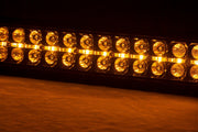 30 Inch Black Series LED Light Bar | Curved | Dual Row | Amber DRL