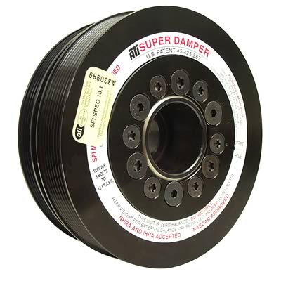 ATI Damper - 7.425in - Steel LW - 6/4 Grv - LS1-2-3-6 &amp; L76 - 97-13 - Y Body &amp; SS &amp; G8 - 3 Ring