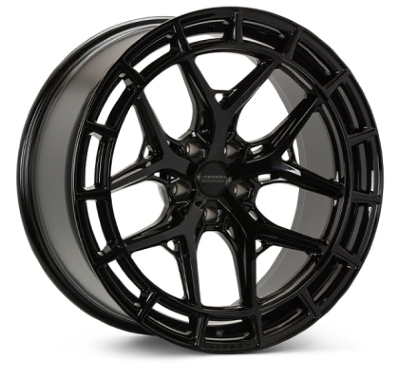 Vossen HFX-1 19x8.5 - 5x112 - ET30 - Flat Face - 66.5 - Gloss Black Wheel
