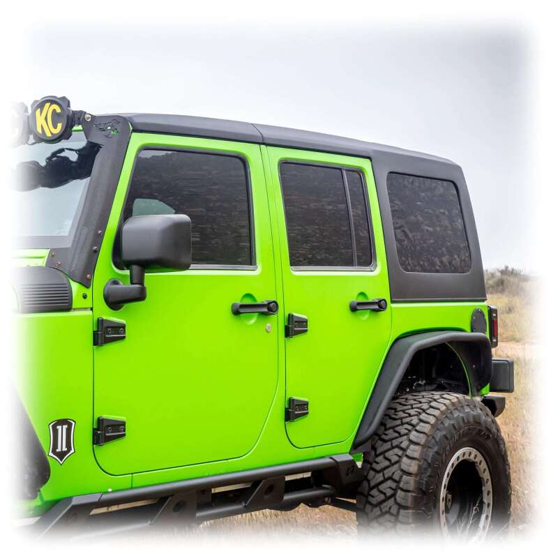 Turn Offroad 07-18 Jeep JK 4 Door Squareback Hardtop 2-Piece - White