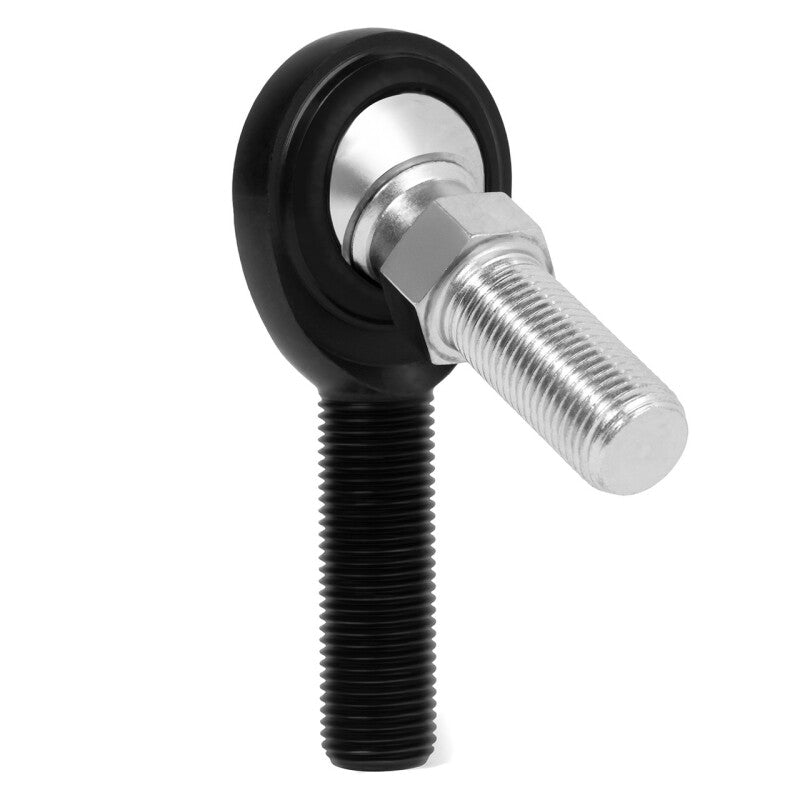QA1 PC Series 2-Pc Rod End - Male/Right Hand - .375in Bore x 3/8-24 w/Stud - Alloy Steel
