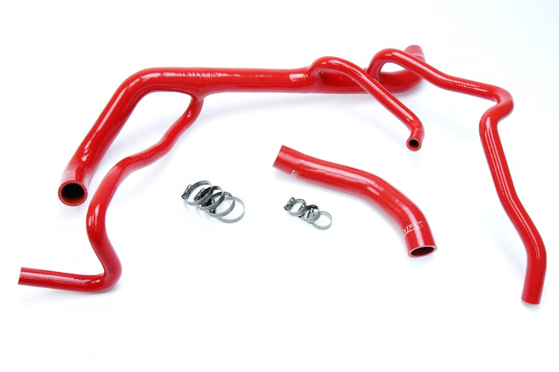 HPS Red Reinforced Silicone Radiator Hose Kit Coolant for Chevy 16+ Camaro SS Coupe 6.2L V8