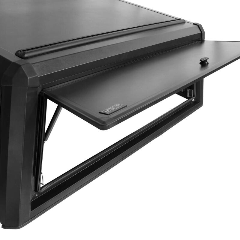 Westin EXP Truck Cap COMPLETE KIT A + BS (21-25 Ford F-150/Lightning/Raptor CC 5.5ft. Bed) - Black