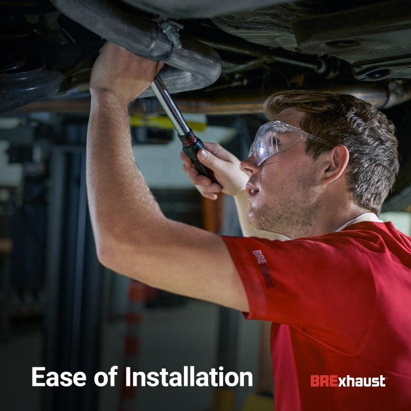 BRExhaust 18-25 Jeep Wrangler 2.0L Direct-Fit Replacement Exhaust Kit