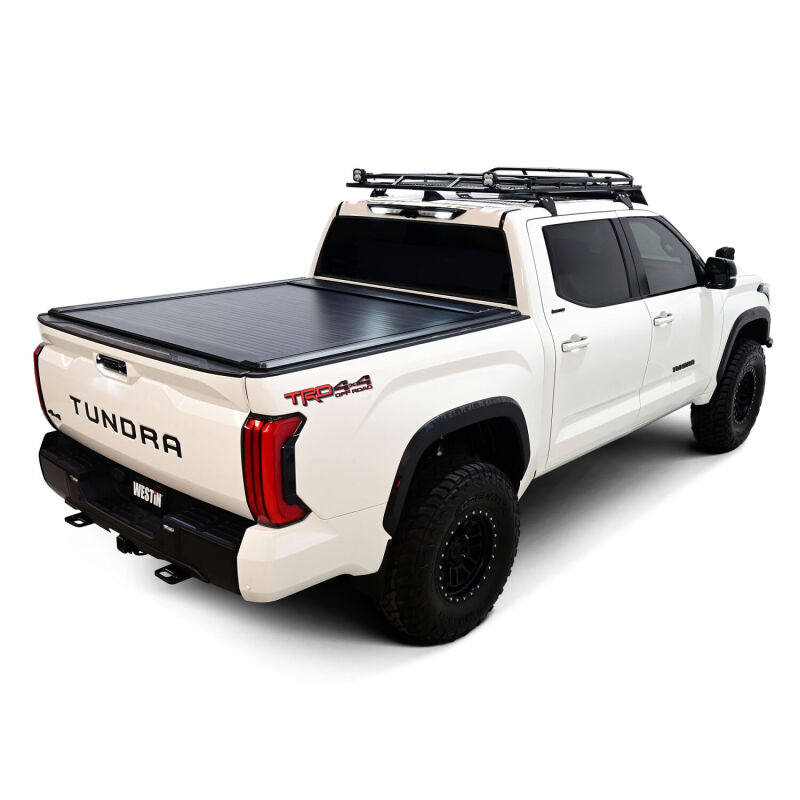 Westin Manual Retractable Tonneau Cover 22-26 Toyota Tundra 5.5ft Bed Black