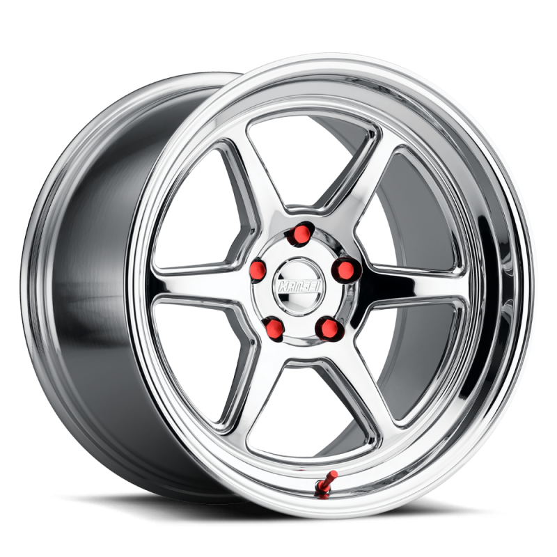 Kansei K14X Roku 18x9in / 5x120 BP / 12mm Offset / 72.56mm Bore - Chrome Wheel