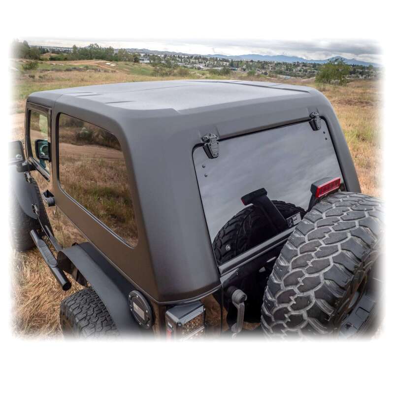 Turn Offroad 07-18 Jeep JK 2 Door Fastback Hardtop 2-Piece White
