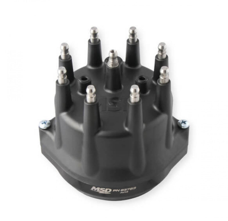 MSD Black, Chevy Tall Deck Dual Sync Distributor