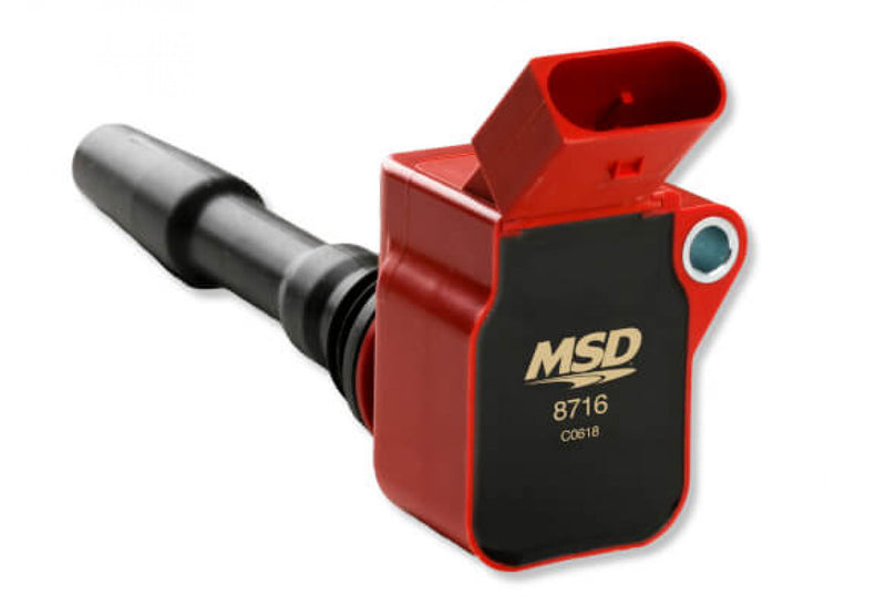 MSD Ignition Coil - Blaster Series - VW / Audi 1.8L/2.0L Engines - Red - 4-Pack