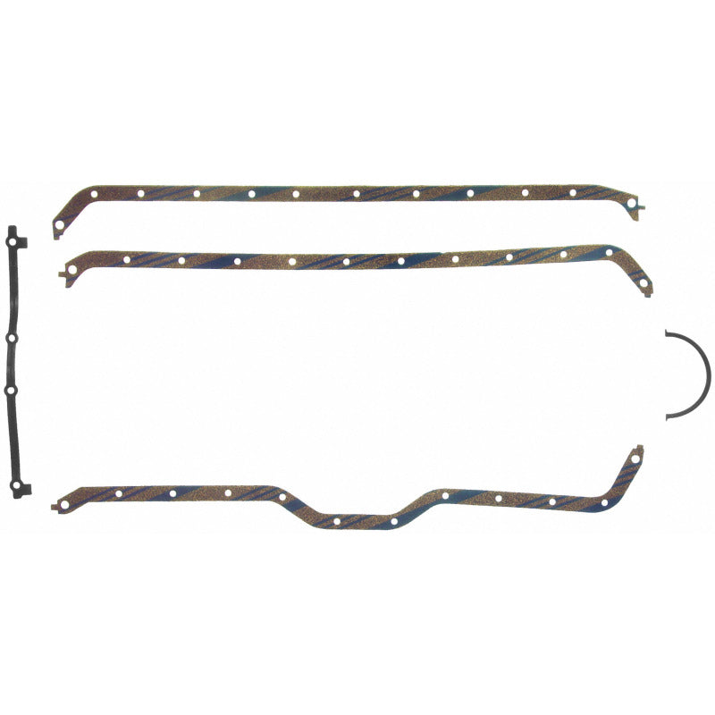 Fel-Pro Jeep Wrangler OS 13881 C-1 Engine Oil Pan Gasket Set Blue Stripe cork-rubber