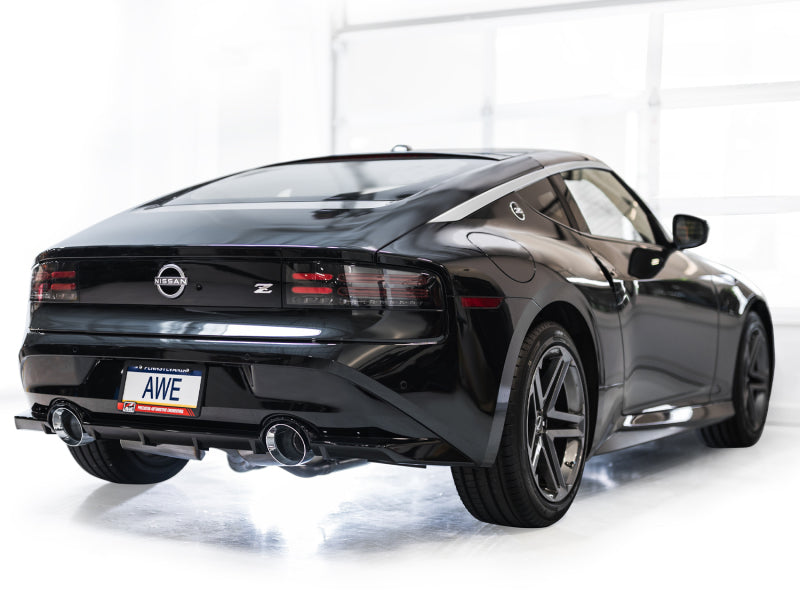 AWE Tuning 2023 Nissan Z RZ34 RWD Touring Edition Cat-Back Exhaust System w/ Chrome Silver Tips