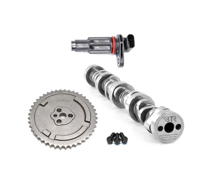 BTR Gen V Stage 3 turbo cam, gear and bolt package; sensor included only when selected