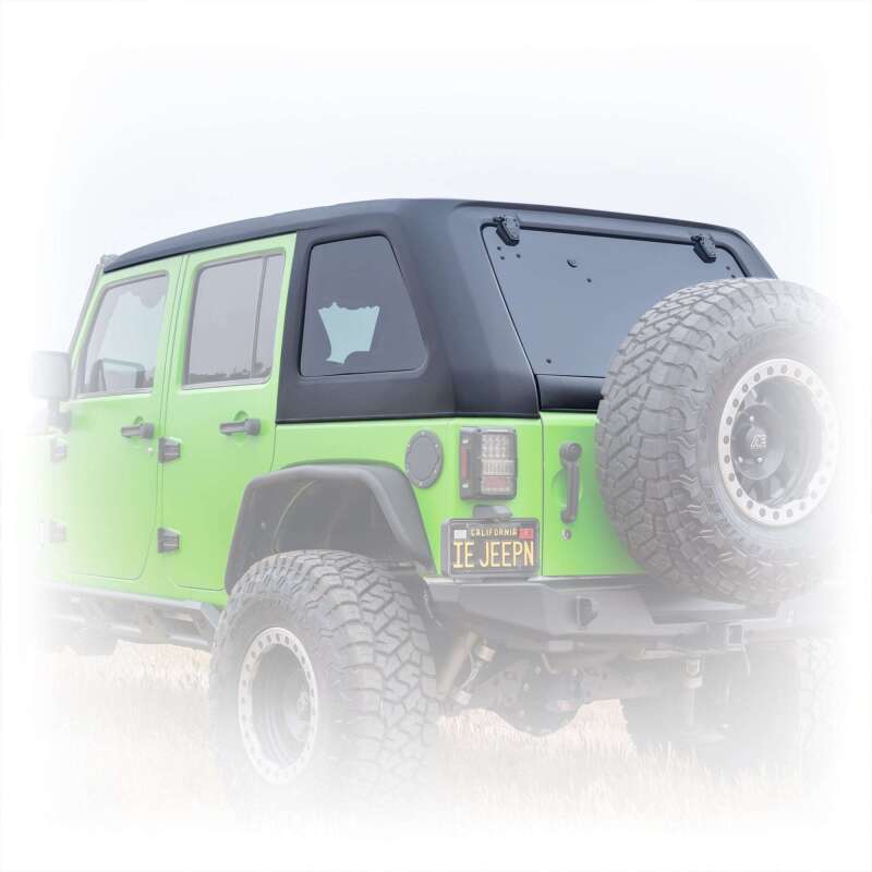 Turn Offroad 2007-2018 Jeep JK 4 Door Fastback Hardtop 1 Piece Primer (Paintable)