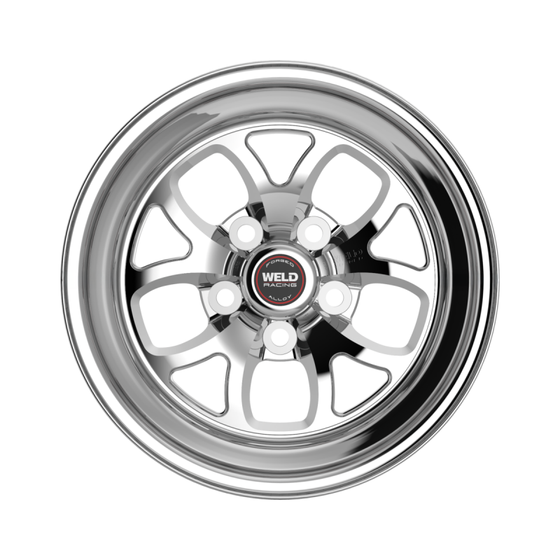 Weld S76 15x4 / 5x120 / 2.5 BS / 3.18 HB - Polished Center - Polished Shell - Non-BL Wheel