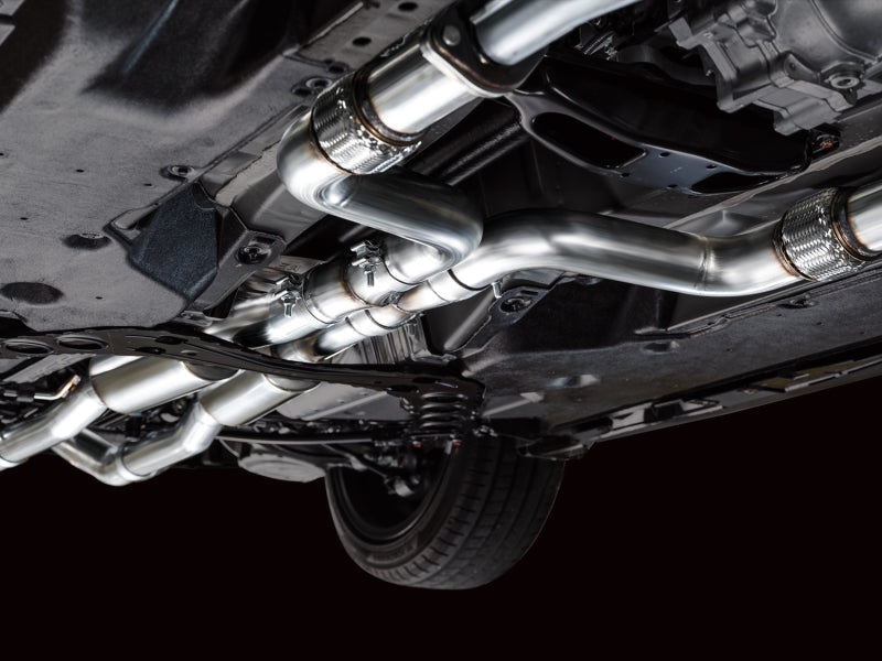 AWE Tuning 2023 Nissan Z RZ34 RWD Touring Edition Cat-Back Exhaust System w/ Chrome Silver Tips