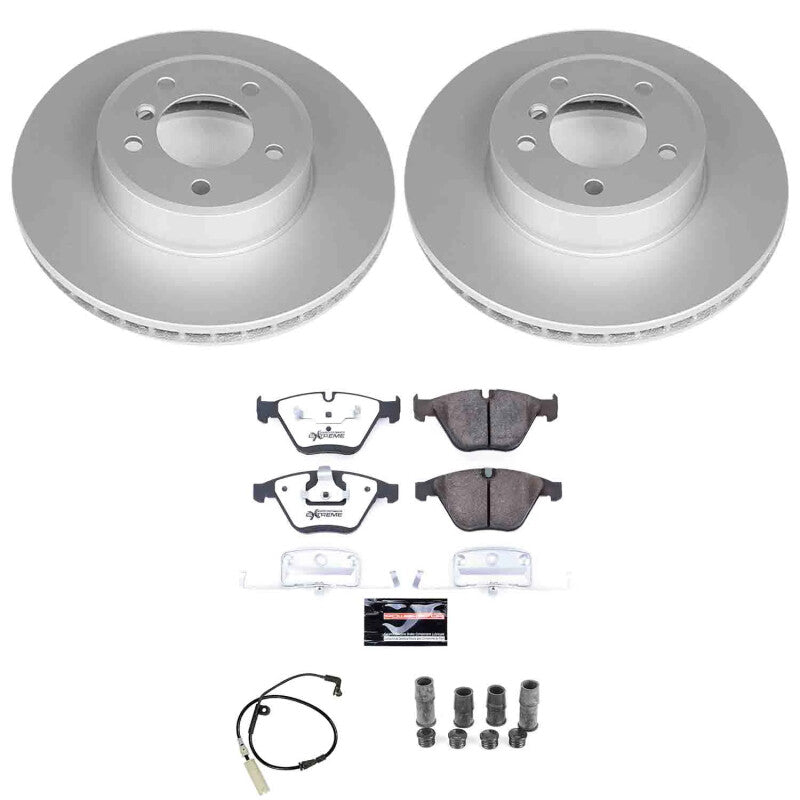 Power Stop 04-06 BMW 525i Front Z26 Coated Brake Kit