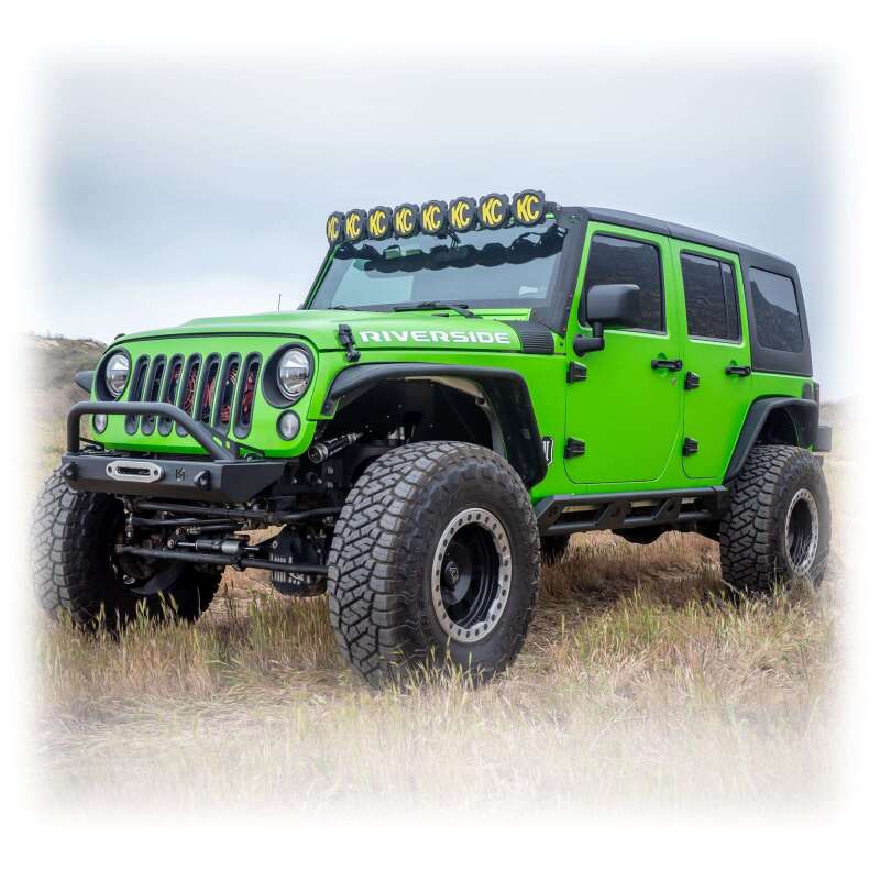 Turn Offroad 07-18 Jeep JK 4 Door Squareback Hardtop 2-Piece - White