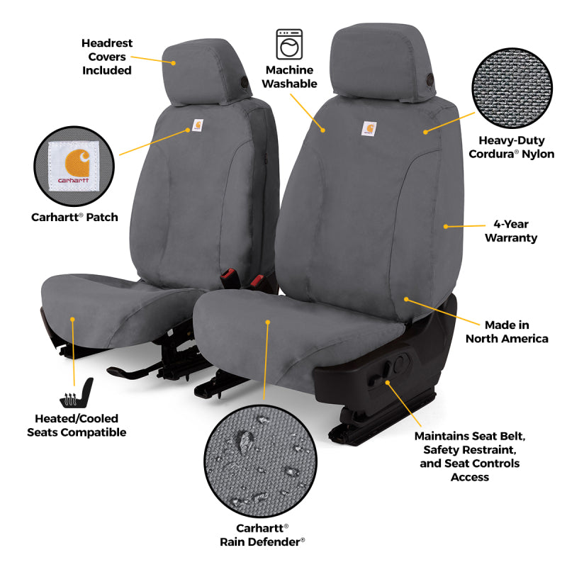 Covercraft 2026 Jeep Wrangler 2-Door (MT) Carhartt Super Dux SeatSaver Custom Front Row Seat Covers