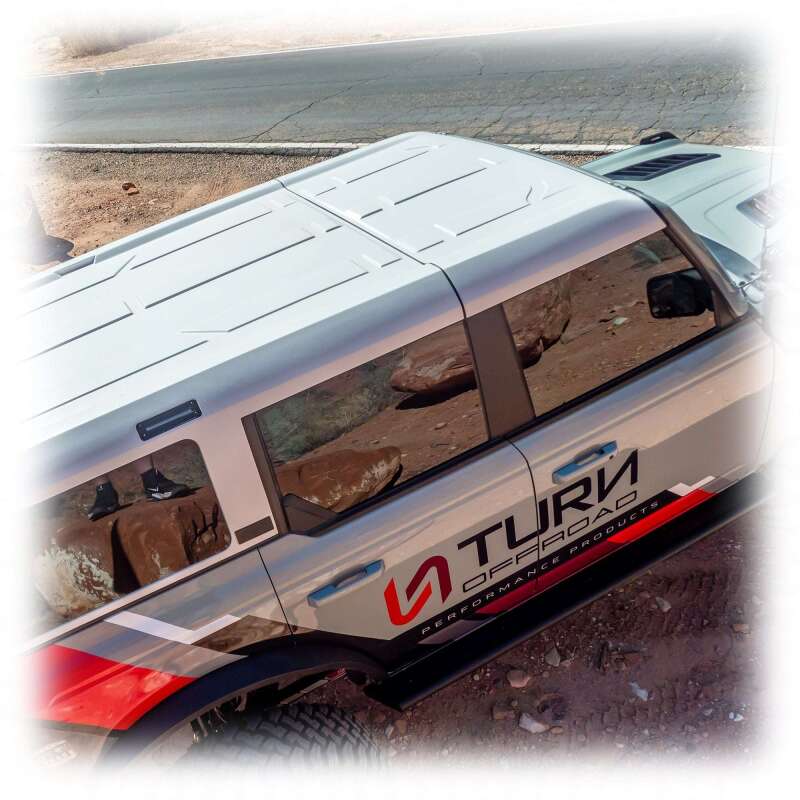 Turn Offroad 21-26 Ford Bronco Hard Top (4 Door) White/Badge Delete