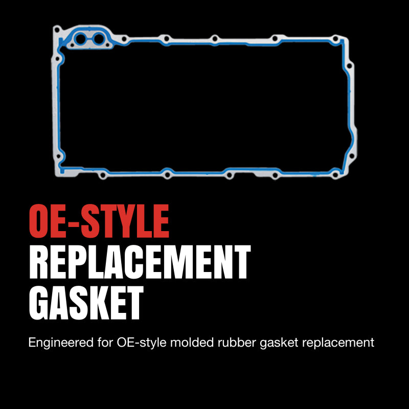 Fel-Pro Jeep Grand Cherokee Engine Oil Pan Gasket Set PermaDry Molded Rubber - SnapUps Included
