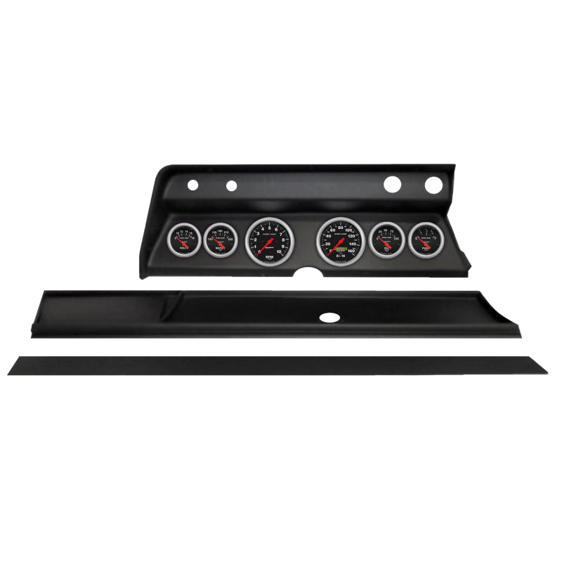 Autometer Sport-Comp Direct Fit Dash Kit 1967 Chevy Chevelle (2 x 3-3/8in. / 4 x 2-1/16in.)