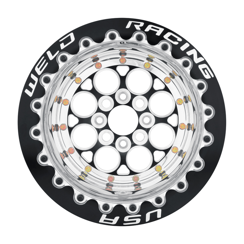 Weld Magnum Import 13x11 / 4x100 / 4.25 BS / 2.25 HB - Polished Center - Polished Shell - DBL Wheel