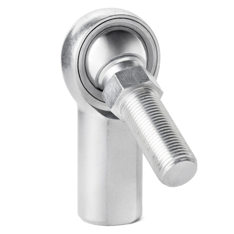 QA1 K Series 3-Pc Rod End - Female/Right Hand - .375in Bore x 3/8-24 w/Stud - Carbon Steel