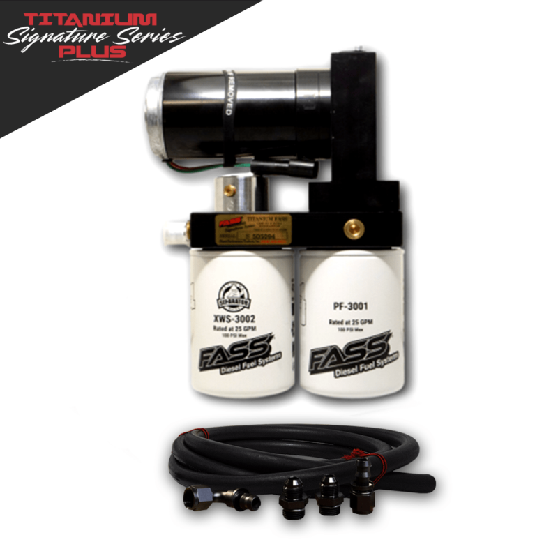 FASS 01-16 GM 2500/3500 Duramax 250gph/8-10psi Titanium Plus Fuel Air Separation System