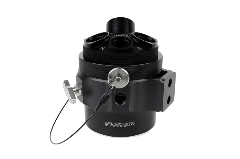 Improved Racing CCRZ Competition Recirculated High-Flow Oil Catch Can, 0.1 Liter (0.1 Qt)