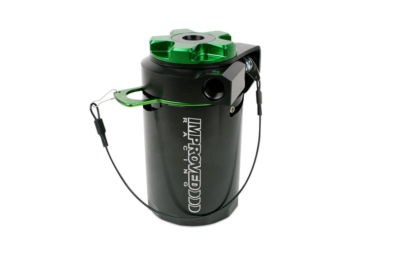 Improved Racing CCS High Efficiency, Quick Release Oil Catch Can, 7.0 fl oz