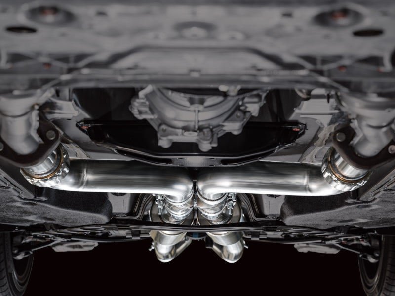 AWE Tuning 2023 Nissan Z RZ34 RWD Touring Edition Cat-Back Exhaust System w/ Chrome Silver Tips