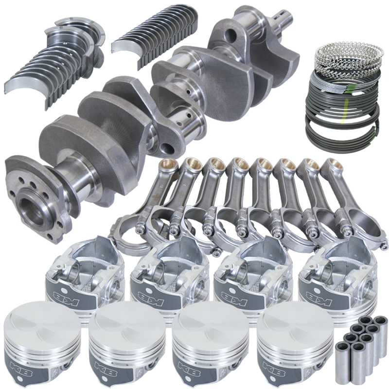 Eagle Chevy 350 3.480in Crank 5.700in I-Beam Rods -7cc Flat Top 4.060in Pistons Rotating Assembly