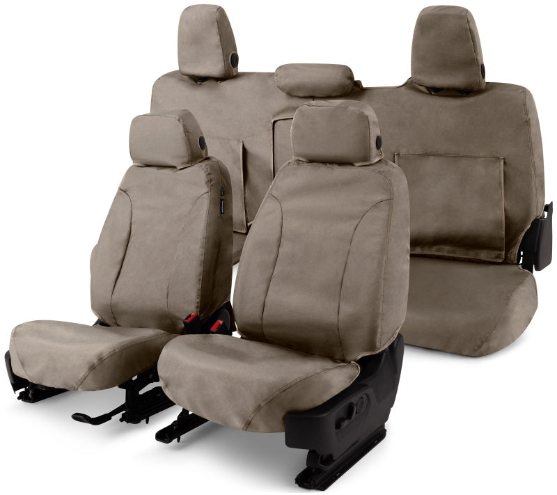 Covercraft 16-26 Mercedes-Benz Sprinter Endura Waterproof SeatSaver Custom Frt Row Seat Covers-Taupe