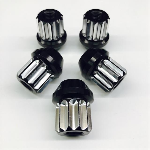 Collector Tethers Billet 12-Point Lug Nuts 7605-14MM