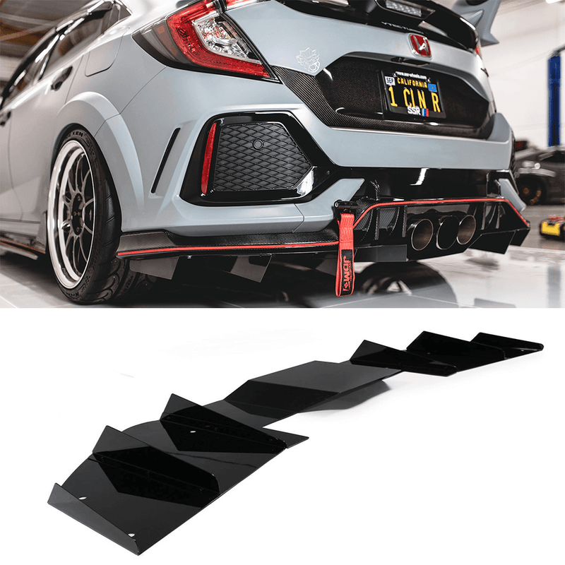 2017-2021 Honda Civic Type-R Rear Diffuser V2