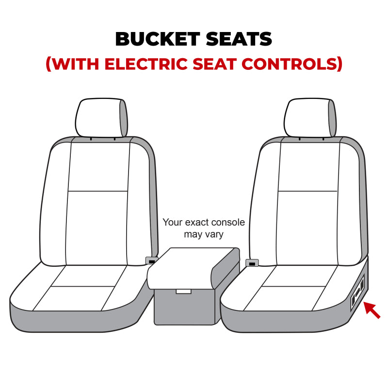 Covercraft 10-23 Toyota 4Runner Waterproof Polyester SeatSaver Custom Front Row Seat Covers - Grey