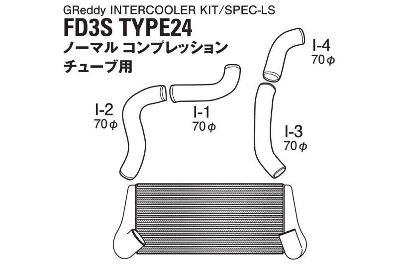 GReddy Mazda RX-7 FD3S T-24F Intercooler Factory Comp *Special Order*