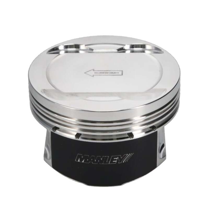 Manley Ford 3.7L DOHC Cyclone V6 Piston Set - 3.780in Bore 1.239in CH, 2.00 CC