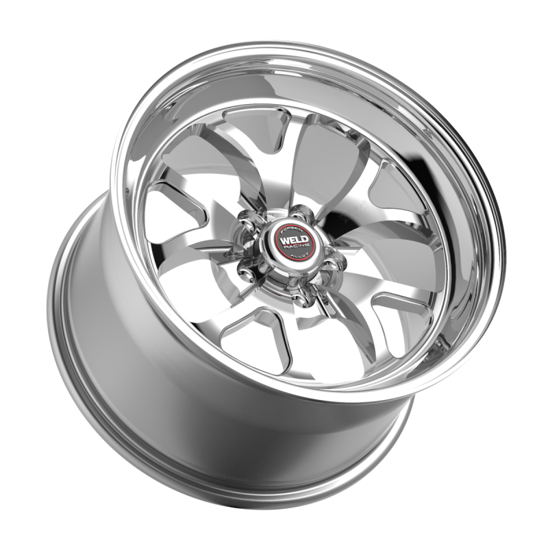 Weld S76 17x9.5 / 5x120.65 / 5.5 BS / 3.18 HB - Polished Center - Polished Shell - Non-BL Wheel
