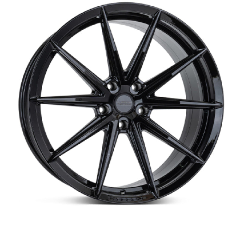 Vossen HFX-2 19x10 - 5x120.65 - ET28 - Deep Face - 70.3 - Gloss Black Wheel