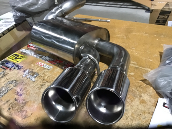 Borla 2016 Chevy Camaro 6.2L AT/MT S-Type Rear Section Exhaust w/o Dual Mode Valves (OpenBox)